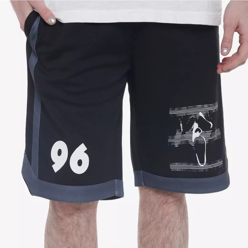 Scream Ghost‎ Face Basketball Shorts Hot Topic Horror Halloween
